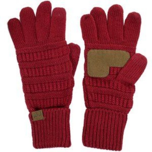 3-Pieces Winter Hat Gloves Scarf Set, Knit Warm Beanie Hat  C.C 3pc Metallic Knit Beanie Gloves Scarves Set